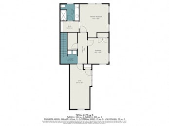 3 bed 2.5 bath at Eden Forest Townhomes Apartments, Kentwood , MI, 49508