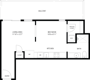 a floor plan of a house