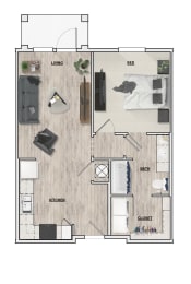 1 Bedroom | 1 Bath | Madison Palms