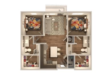 Lofts at San Marco East | Jacksonville FL | 2-2_948 Floor Plan