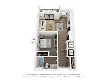 S1 Floorplan at The Residences at Enso, Florida, 32224