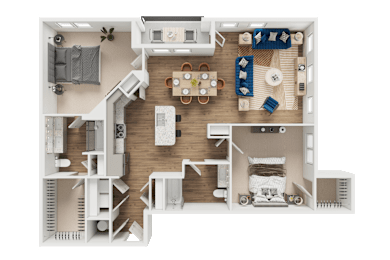 B8 Floor Plan at Address East End, Raleigh, NC 27610