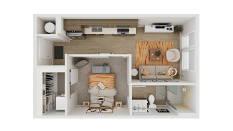 Strata Floor Plan at Adler Montford Park + Drexel Townes, Charlotte