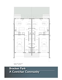 2d floorplan of the lower level of a 3 bedroom, 2 bathroom unit
