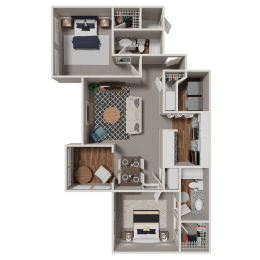 2 Bedroom , 2 bath