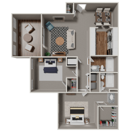 2 Bedroom , 2 bath