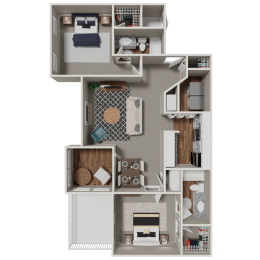 2 Bedroom , 2 bath