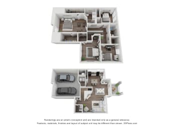 4 Bedroom x 2.5 Bath 1,780sf