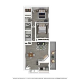 Floor Plan G  at Mediterranean Village Costa Mesa, Costa Mesa, 92626