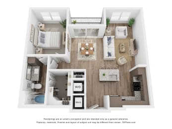A5 Floor Plan at Aurora Watson Branch, Texas