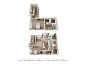 Willow 3bed 2bath 1595sqft at Stone Oak @ Parmer, Austin, Texas