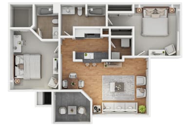 Churchill Floor Plan at The Equestrian by Picerne, Henderson, 89052