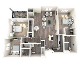 3 bed 2 bath Jewel Floor Plan at The Oasis at Plymouth, Massachusetts, 02360