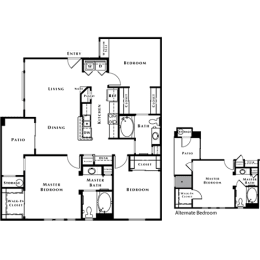 The Elite Floor Plan at The Passage Apartments by Picerne, Henderson, NV, 89014