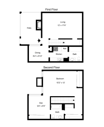 Floor Plan A13 at Davenport Apartments in Dallas, TX