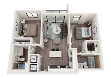 B5 Floor Plan at Alameda West, Florida