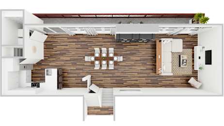 D1 Floor 1 at La Costa at Westdale Hills