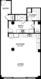  Floor Plan 1083 SF
