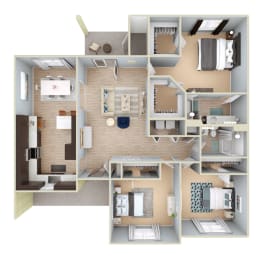  Floor Plan 3 Bedroom Duplex