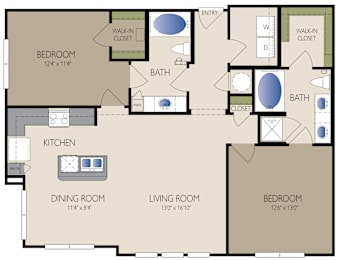 Shepherd Floor Plan at The Grand at Upper Kirby