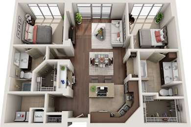 Floor Plan B2D