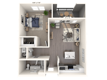 733 sqft