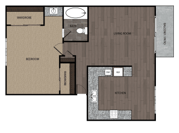 the floor plan of griffin apartments
