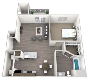 our apartments showcase a flexibility with regard to furniture