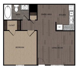the floor plan of driftwood