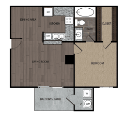 the floor plan of magnolia luxury apartments