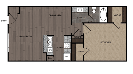 the floor plan of laurelwood