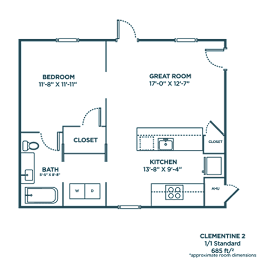  Floor Plan Clementine 2