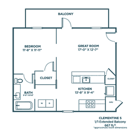  Floor Plan Clementine 5