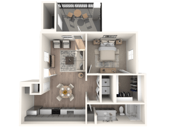 3d Unit A2-815sf at Inspiration Apartments, Cottonwood, AZ