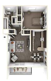 1 bed 1 bath at The Phoenix Apartments on 6th Avenue, Arizona