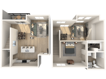 L2 Floor Plan at Weylyn Luxury Apartments, Laveen, 85339