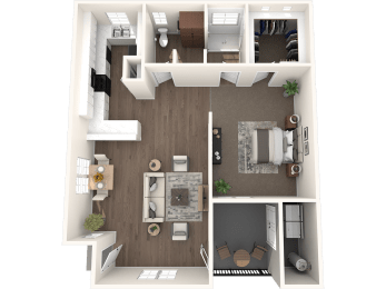 a1 floor plan  1 bedroom  1190 square feet  the cortina