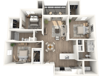 a1 floor plan 1 bedroom 1190 square feet