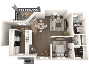  Floor Plan Ruby (with Garage)