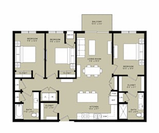  Floor Plan Marigold - 50%
