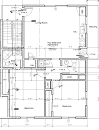 2 Bedroom Floor Plan at Lido Apartments - 3630 Mentone Ave, Los Angeles, 90034