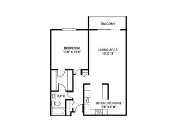 a floor plan of a house