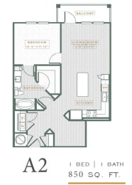 a floor plan of a bedroom apartment