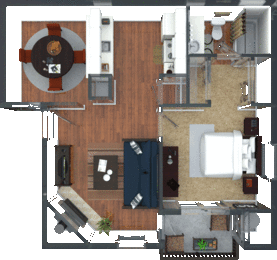 1 bed 1 bath at Rocklin Manor  Apartments, California