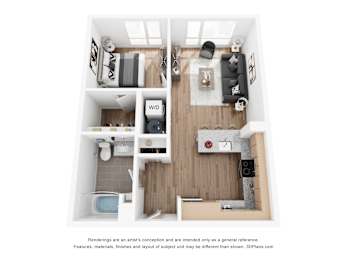 1 bed 1 bath at SPARK Apartments, Utah
