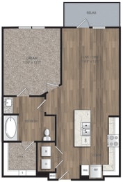 1 bed 1 bath at The Mill Old Town, Lewisville, TX