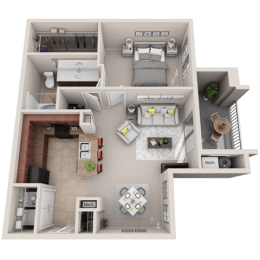 Allegro floorplan at Sonata Apartment Homes