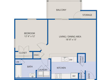 1 Bedroom Phase I at Aspen Lakes Apartments, Indianapolis, IN, 46217