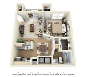 Creekside Apartments In Dallas, TX offers spacious 1 and 2 Bedroom Apartments!