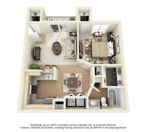 Creekside Apartments In Dallas, TX offers spacious 1 and 2 Bedroom Apartments!